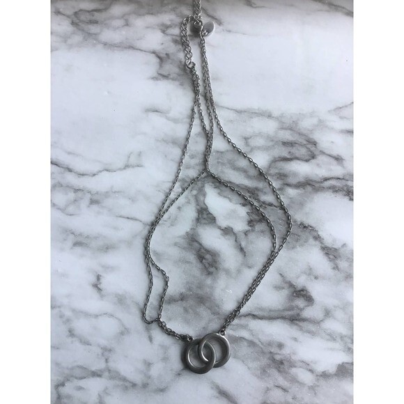 Lia Sophia Simple Yellow Grey Necklace - Picture 3 of 3